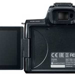 Canon EOS M50 Mirrorless Digital Camera (Black) Premium Accessory Bundle with EF-M 15-45Mm Is STM Lens (Graphite) + Gadget Case + 64GB Memory + HD Fi
