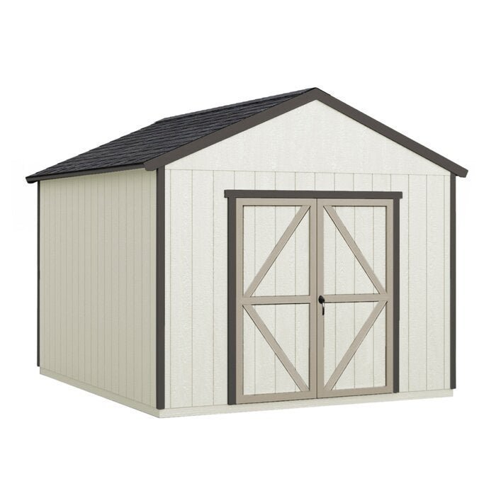 Astoria 12 ft. W x 12 ft. D Solid + Manufactured Wood Storage Shed